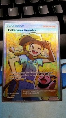 Pokemon Breeder  73/73 Full Art Ultra Rare S & M Shining Legends nm