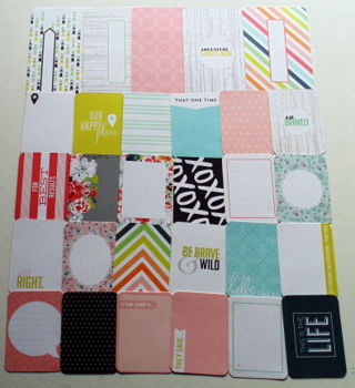 SALE NIEUW PROJECT LIFE September Skies Journal Cards Set NR 7.2 - 2