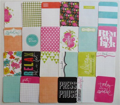 NIEUW PROJECT LIFE Journal Cards My Favorite Things Set 4. - 5
