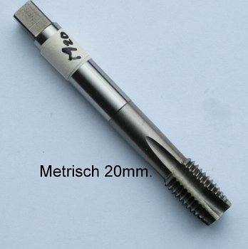 Metrische machine tap M12 voor blinde gaten - 7