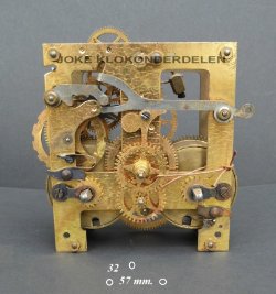 =Uurwerk voor onderdelen = G. Becker P42 = 37726
