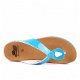 Scholl Kenna dames slippers in wit of turquoise NIEUW - 5 - Thumbnail