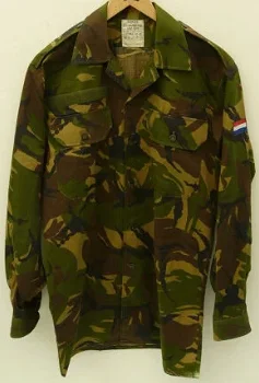 Blouse / Overhemd, Zomer, Lange Mouw, M93, Woodland Camouflage, Maat: 6080/8590, KL, 1994.(Nr.3) - 0