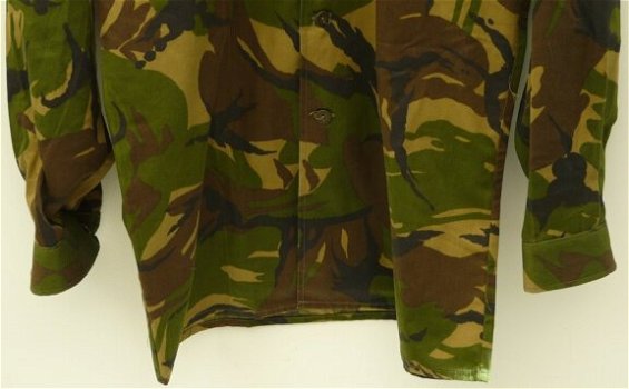 Blouse / Overhemd, Zomer, Lange Mouw, M93, Woodland Camouflage, Maat: 6080/8590, KL, 1994.(Nr.3) - 2