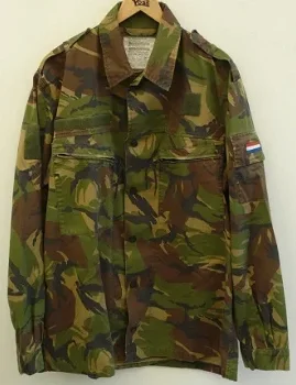 Jas, Gevechts, Uniform, Zomer, KL, M93, Woodland Camouflage, maat: 8000/0510, jaren'90.(Nr.3) - 0