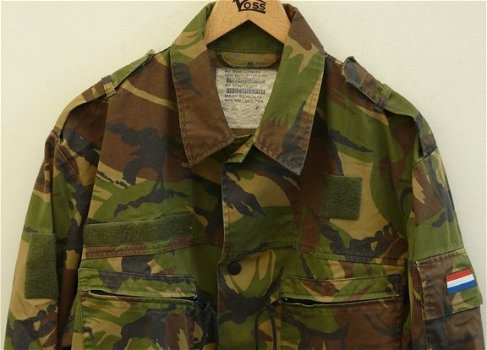 Jas, Gevechts, Uniform, Zomer, KL, M93, Woodland Camouflage, maat: 8000/0510, jaren'90.(Nr.3) - 2