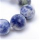 Snoer kralen Blue Spot Jaspis 6 mm. - 2 - Thumbnail