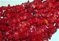 Snoer chips rood agaat - 1 - Thumbnail