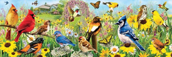 Eurographics - Garden Birds - 1000 Stukjes Nieuw - 1