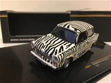 1:43 Ixo CLC271 Trabant 601 TrabiWorld.com Trabi Safari zebra stripes 1970 DDR