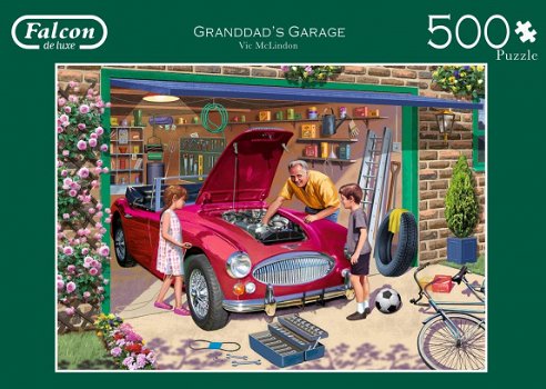 Falcon de Luxe - Grandad's Garage - 500 Stukjes - 2