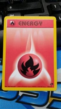 Fire Energy 128/132 Gym Challenge nm - 1