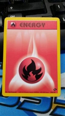 Fire Energy  128/132    Gym Challenge nm