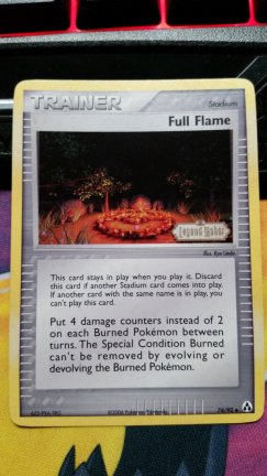 Full Flame 74/92 (reverse) Ex Legend Maker gebruikt - nr. 1