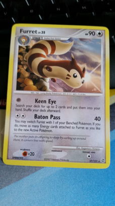 Furret rare 27/132 Diamond and Pearl Secret Wonders