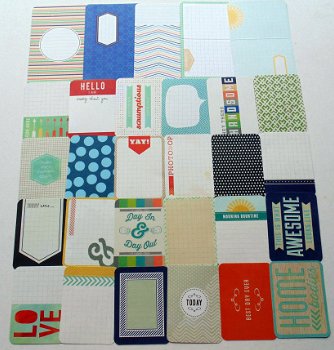 NIEUW PROJECT LIFE Set Journal Cards Coral Collec.tion Set 9.1 - 2