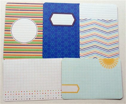 NIEUW PROJECT LIFE Set Journal Cards Coral Collec.tion Set 9.1 - 4