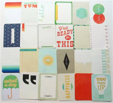 NIEUW PROJECT LIFE Set Journal Cards Coral Collec.tion Set 9.1 - 6