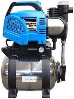 RVS Hydrofoorpomp 220 V 1400 W 3900 ltr. p/u 4,6 bar Ketel,