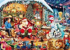 Ravensburger - Let's Visit Santa - 1000 Stukjes Nieuw