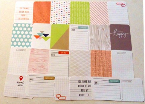 NIEUW PROJECT LIFE Journal Cards Currently Collection Set 6.2. - 5