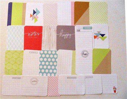 NIEUW PROJECT LIFE Journal Cards Currently Collection Set 6.2 - 6