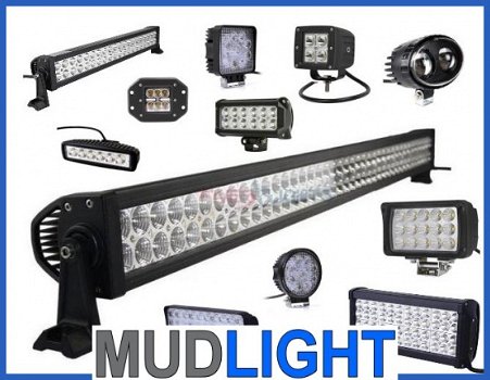 MUDLIGHT led light bars/verstralers, 18W 36W 72W 120W 180W 240W 300W. - 1