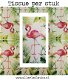 Tissue botanisch flamingo voor servettentechniek 21.5x22cm - 1 - Thumbnail