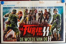 Filmposter La furie des SS / De woede van de SS