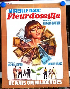 Filmposter Fleur d'oseille / De wals om miljoentjes Mireille Darc