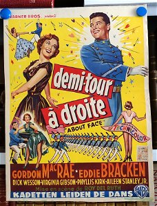 Filmposter Demi-tour à droite / Kadetten leiden de dans