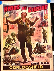 Filmposter Heros de guerre / Oorlogsheld - Burt Topper