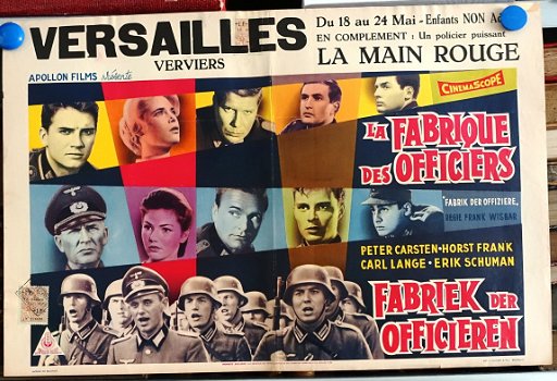 Filmposter La fabrique des Officiers Fabriek der officieren - 1