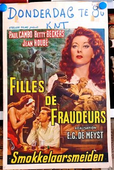 Filmposter Filles de fraudeurs / Smokkelaarsmeiden - 1