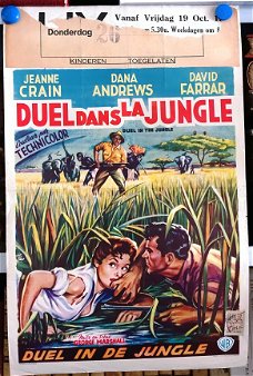 Filmposter Duel dans la jungle / Duel in de jungle