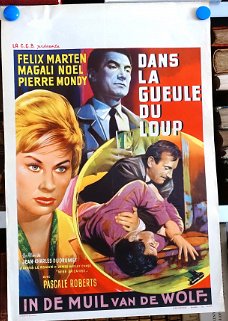 Filmposter Dans la gueule du loup / In de muil van de wolf