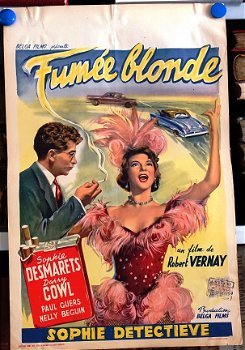 Filmposter Fumée blonde - Robert Vernay, Sophie Desmarets - 1