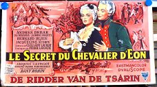 Filmposter Le secret du chevalier d'Eon / De ridder van de Tsarin