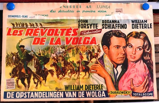 Filmposter Les révoltés de la Volga / De opstandelingen van de Wolga - 1