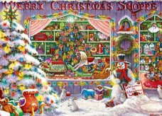 Masterpieces - Merry Christmas Shoppe - 1000 Stukjes