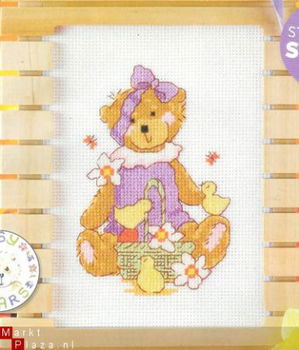 borduurpatroon 5187 busy easter bear. - 1