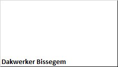 Dakwerker Bissegem - 1
