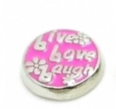 Bedel, live love laugh (roze)