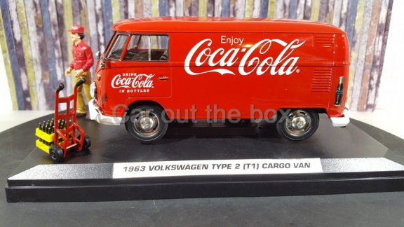 VW Volkswagen T1 Coca Cola 1:24 Motorcity classic - 1