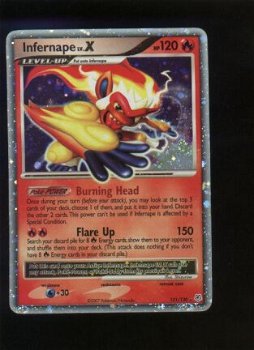 Infernape Lv.X 121/130 Diamond and Pearl Base Set gebruikt - 1