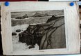 Aquatint Rotskust Formaat circa 36 x 54 cm - 1 - Thumbnail