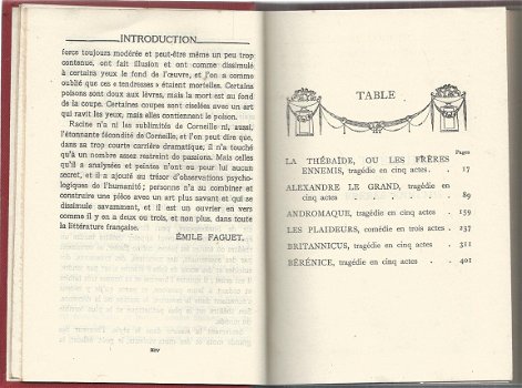 RACINE**THEATRE EN DEUX VOLUMES**TOME I + TOME II**INTRODUCTION PAR EMILE FAGUET.**T.I+TII.** - 4