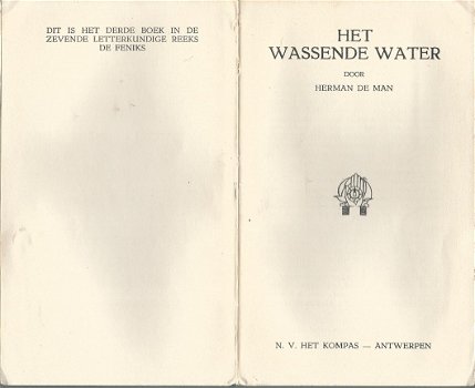 HERMAN DE MAN**HET WASSENDE WATER**RODE KOMPAS SOFTCOVER** - 2