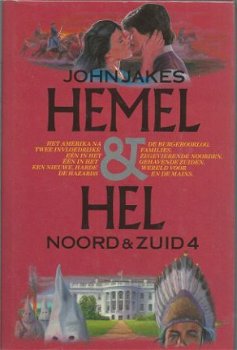 JOHN JAKES**NOORD EN ZUID 4**HEMEL & HEL**RODE HARDCOVER ** - 1