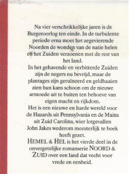 JOHN JAKES**NOORD EN ZUID 4**HEMEL & HEL**RODE HARDCOVER ** - 3